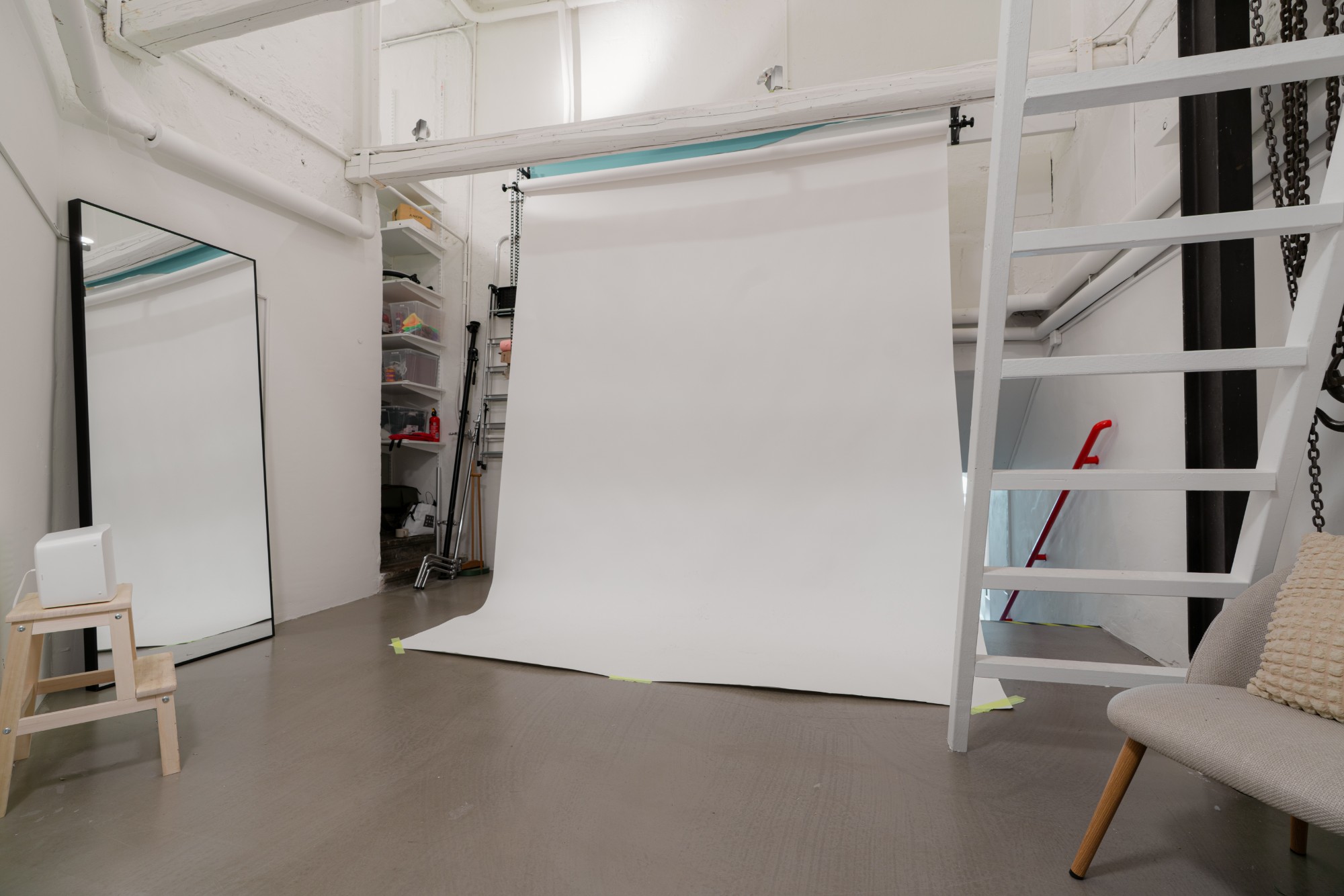 Studio 131 – studio med vit fotobakgrund